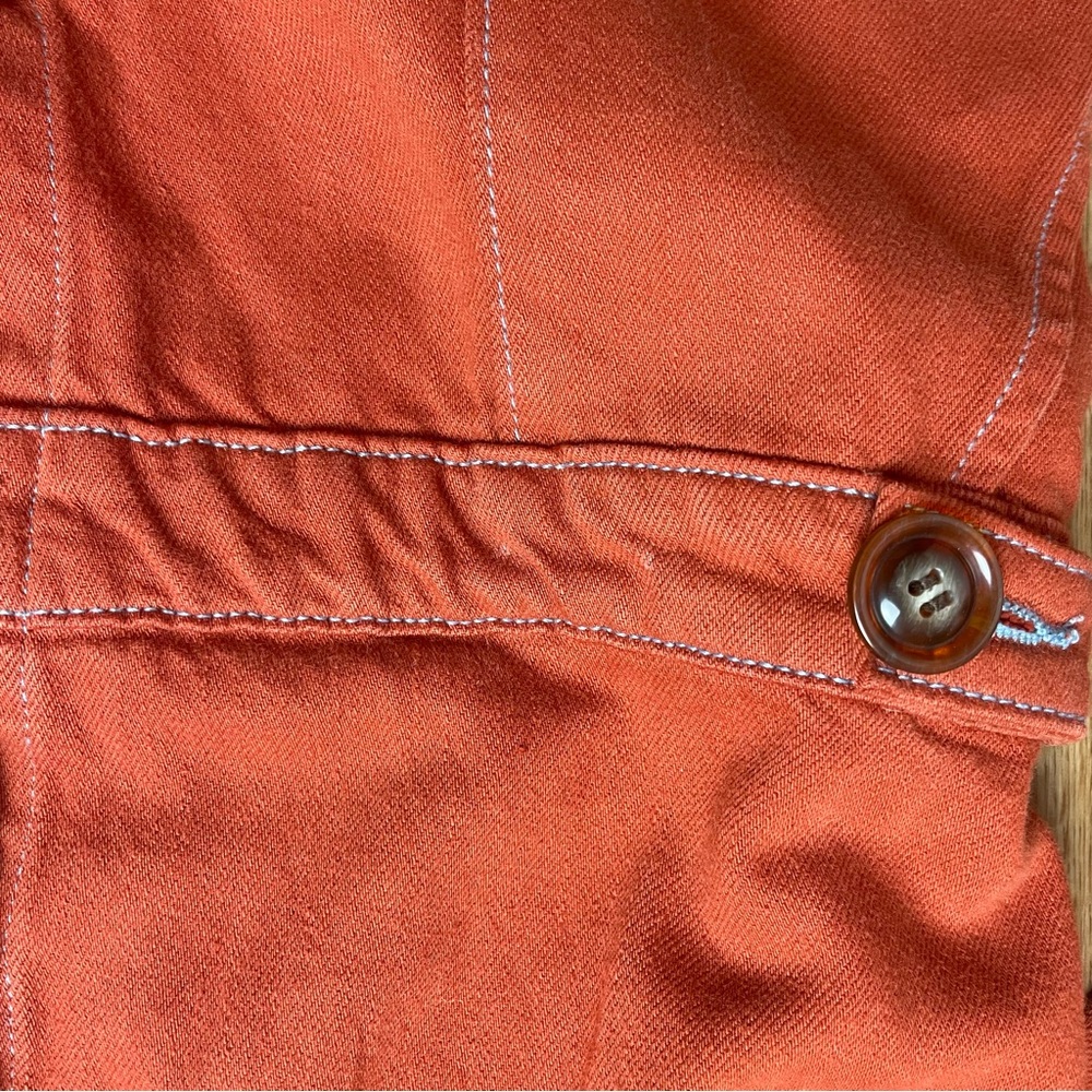 Roller Rabbit Abilene Orange Utility Jumpsuit - image 5